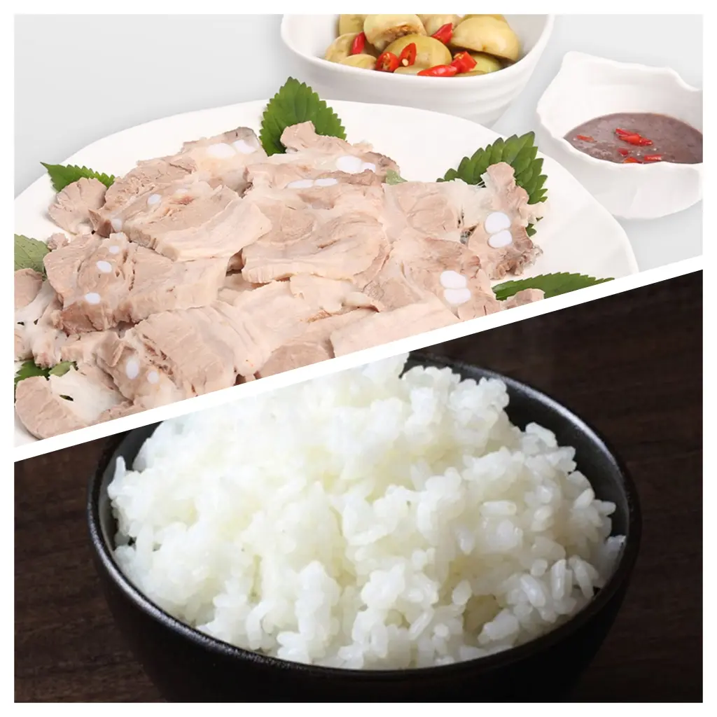Hình ảnh Cơm Thịt Luộc Cà Pháo Mắm Tôm