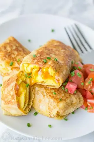 Hình ảnh Crepe Trứng Phomai