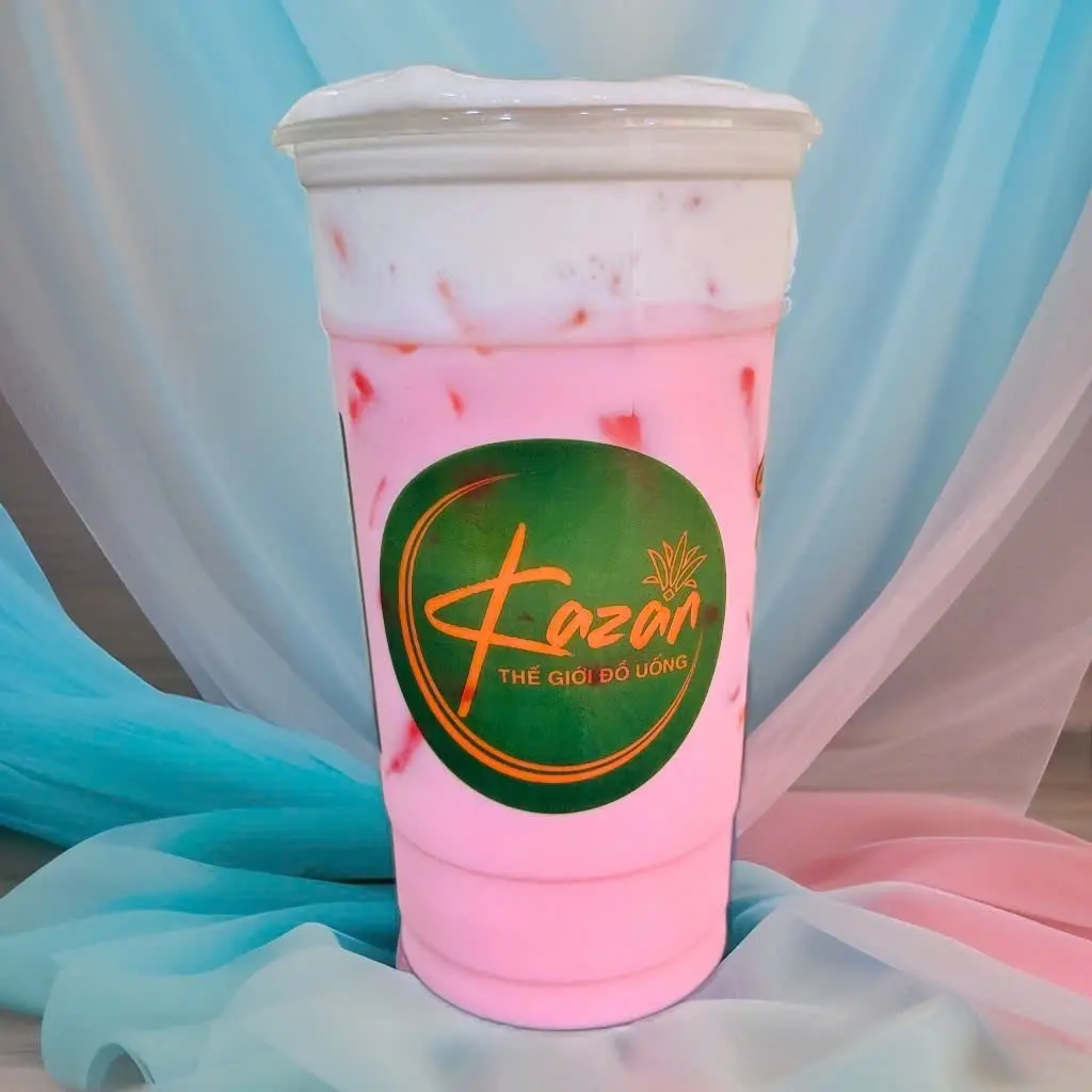 Hình ảnh Sữa Hồng Macchiato