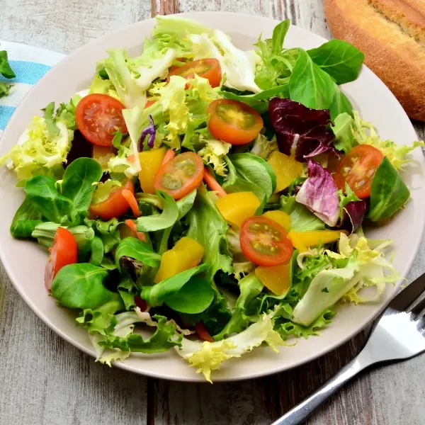 Hình ảnh Salad rau sốt mè chanh dây