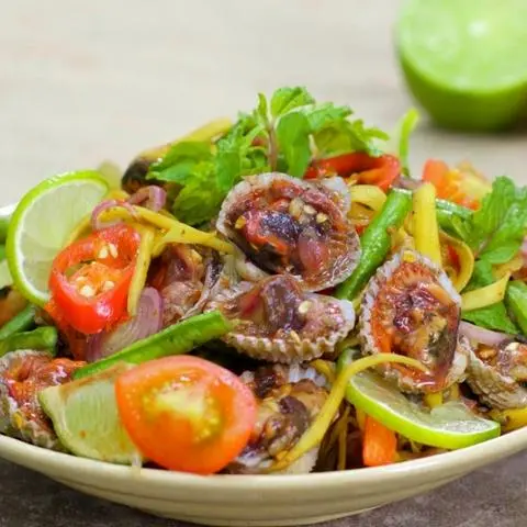 Hình ảnh Gỏi Sò Huyết Thái Lan