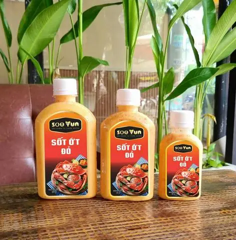 Hình ảnh sốt ớt đỏ 150gr