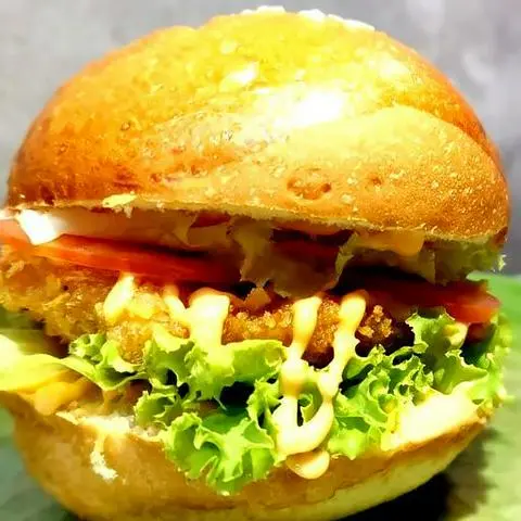 Hình ảnh Burger Gà 2 tầng + Trứng