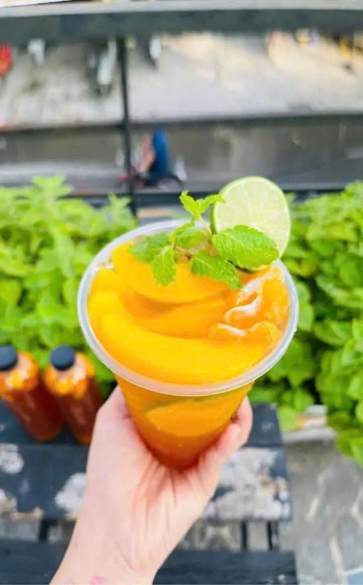 Hình ảnh Trà Đào Miếng 