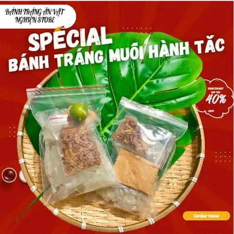 Hình ảnh Bánh Tráng Muối Hành Tắc