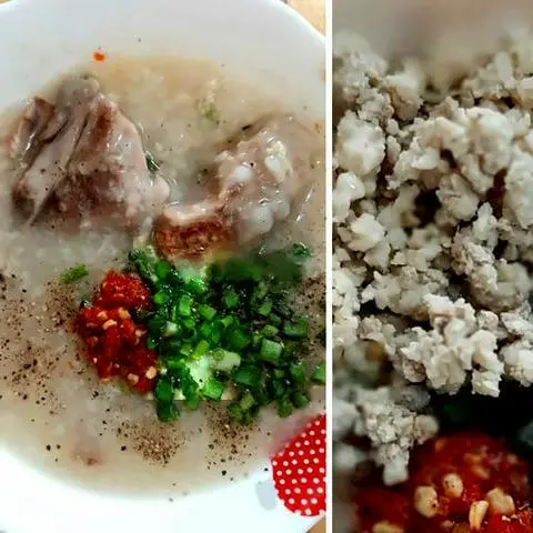 Hình ảnh Cháo Sườn - Thịt Băm