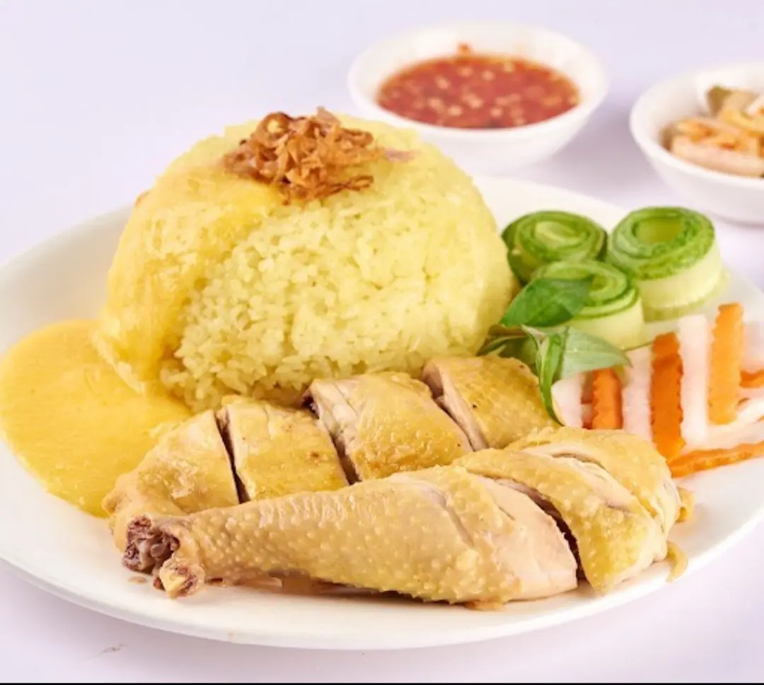 Hình ảnh Cơm Chiên Gà Luộc