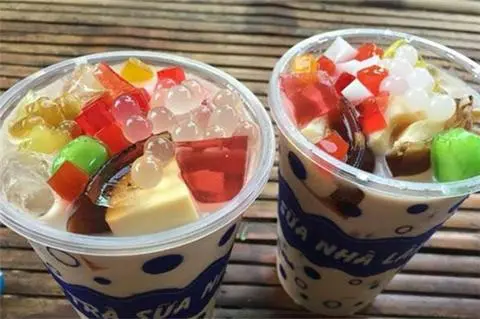 Hình ảnh Trà sữa thạch trái cây size lớn 