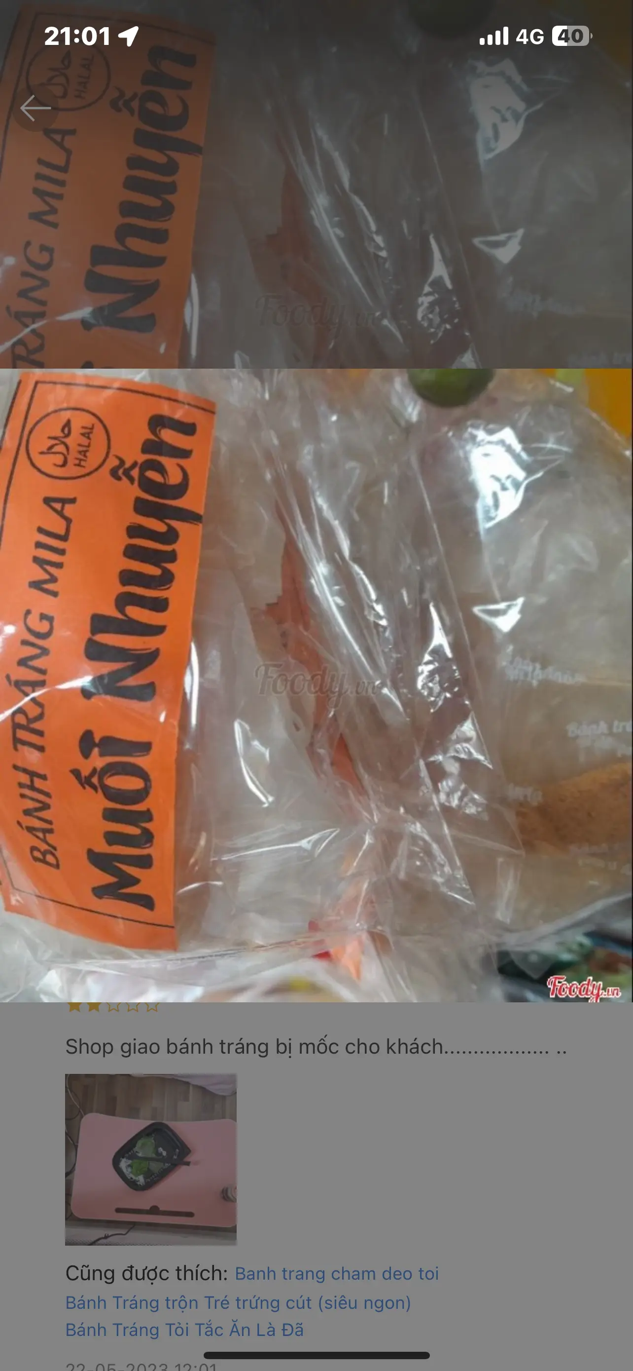 Hình ảnh Bánh tráng muối nhuyễn siêu ngon 