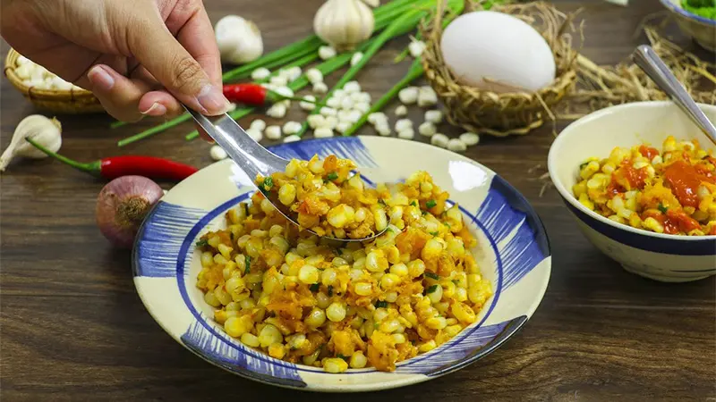 Hình ảnh Bắp Xào Chay