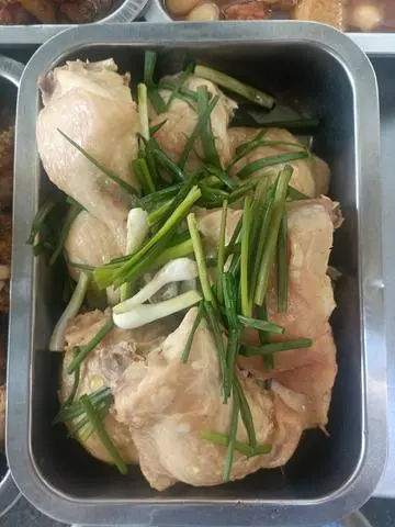 Hình ảnh gà hấp hành thơm ngon 