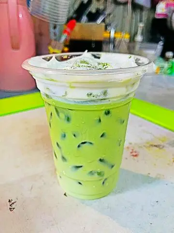 Hình ảnh Matcha Latte Kem Muối Ly Khổng Lồ 800ml