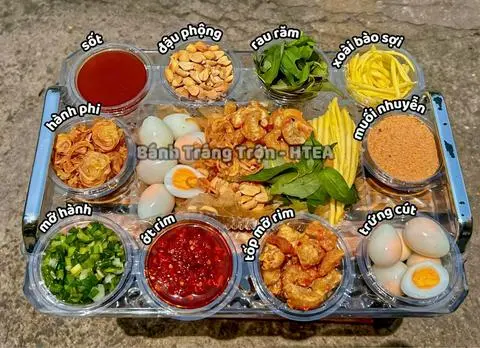 Hình ảnh Bánh Tráng Trộn Full