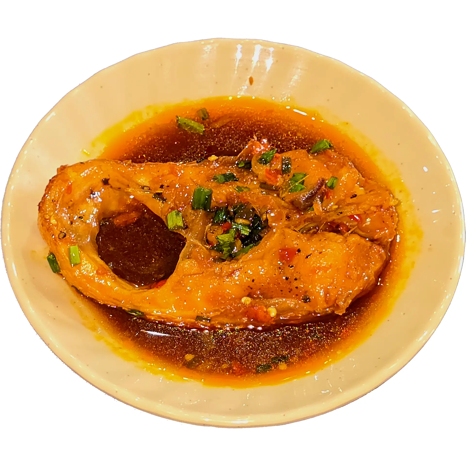 Hình ảnh Cơm cá diêu hồng kho 