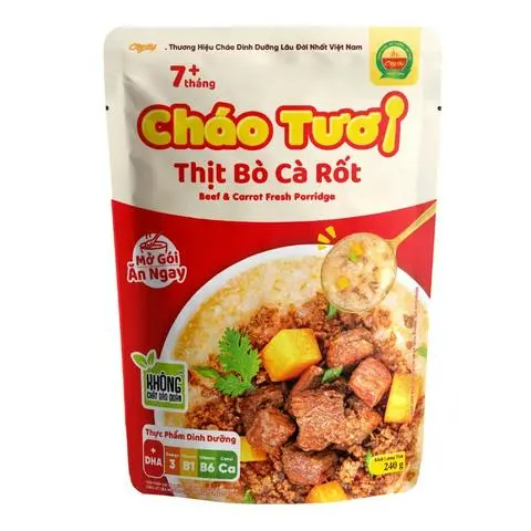 Hình ảnh Cháo thịt bò cà rốt