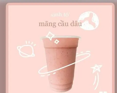 Hình ảnh Sinh tố Mãng cầu -dâu