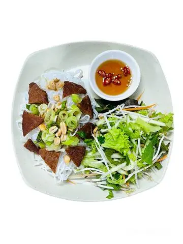 Hình ảnh Bún thịt nướng thuần chay