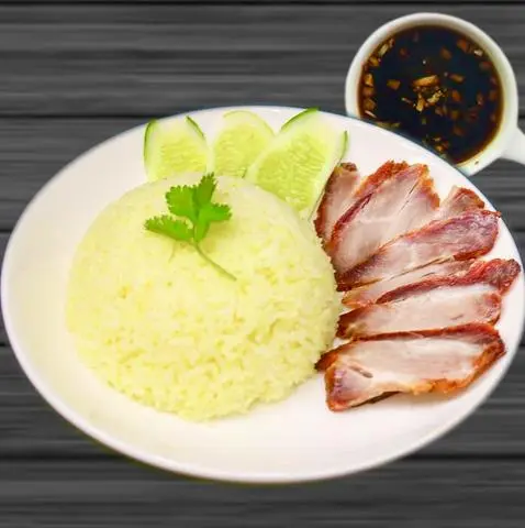 Hình ảnh Cơm xá xíu - char siu pork with rice