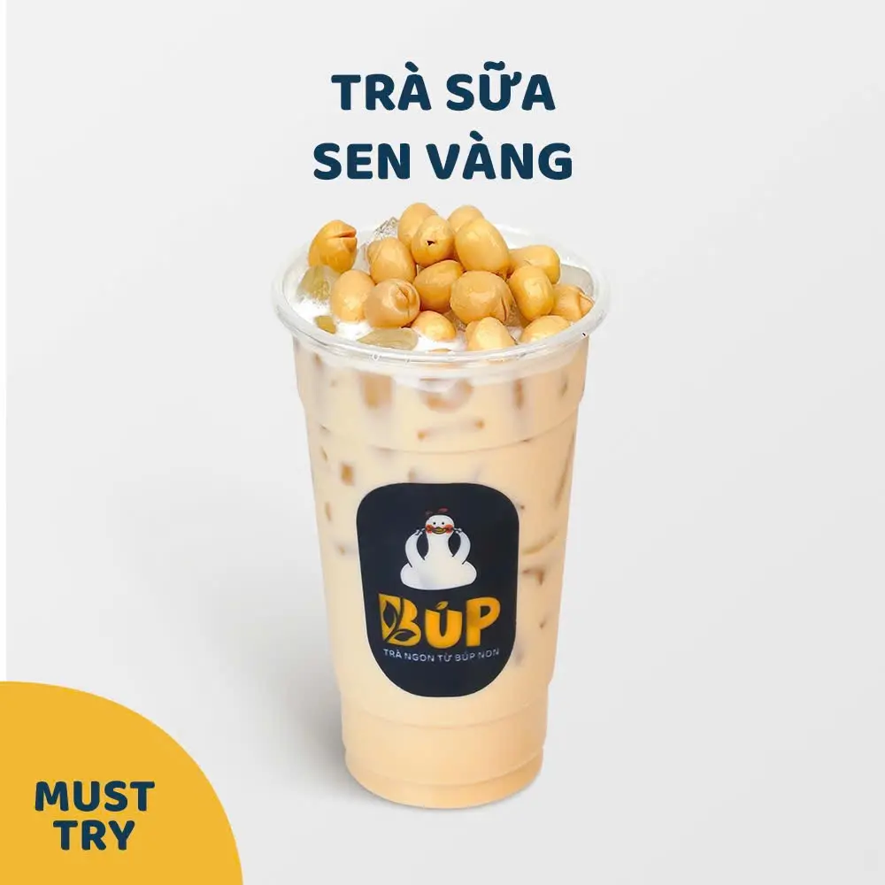Hình ảnh Trà sữa sen vàng