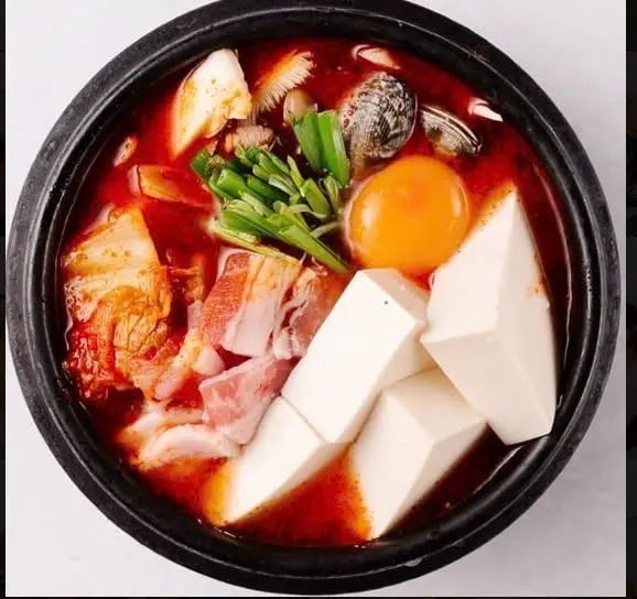 Hình ảnh Canh kim chi đậu hũ