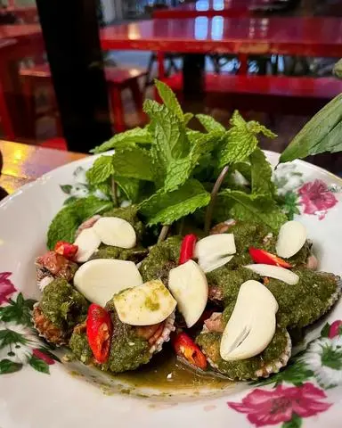 Hình ảnh Sò huyết ngâm mắm thái