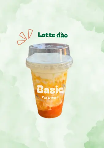Hình ảnh Latte Đào + Trân Châu 3Q