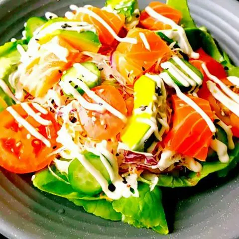 Hình ảnh Salad cá hồi bơ R4