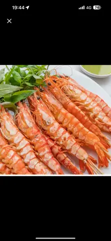 Hình ảnh Tôm nướng mọi