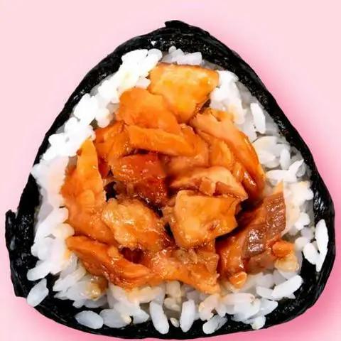 Hình ảnh Onigiri cá hồi terriyaki