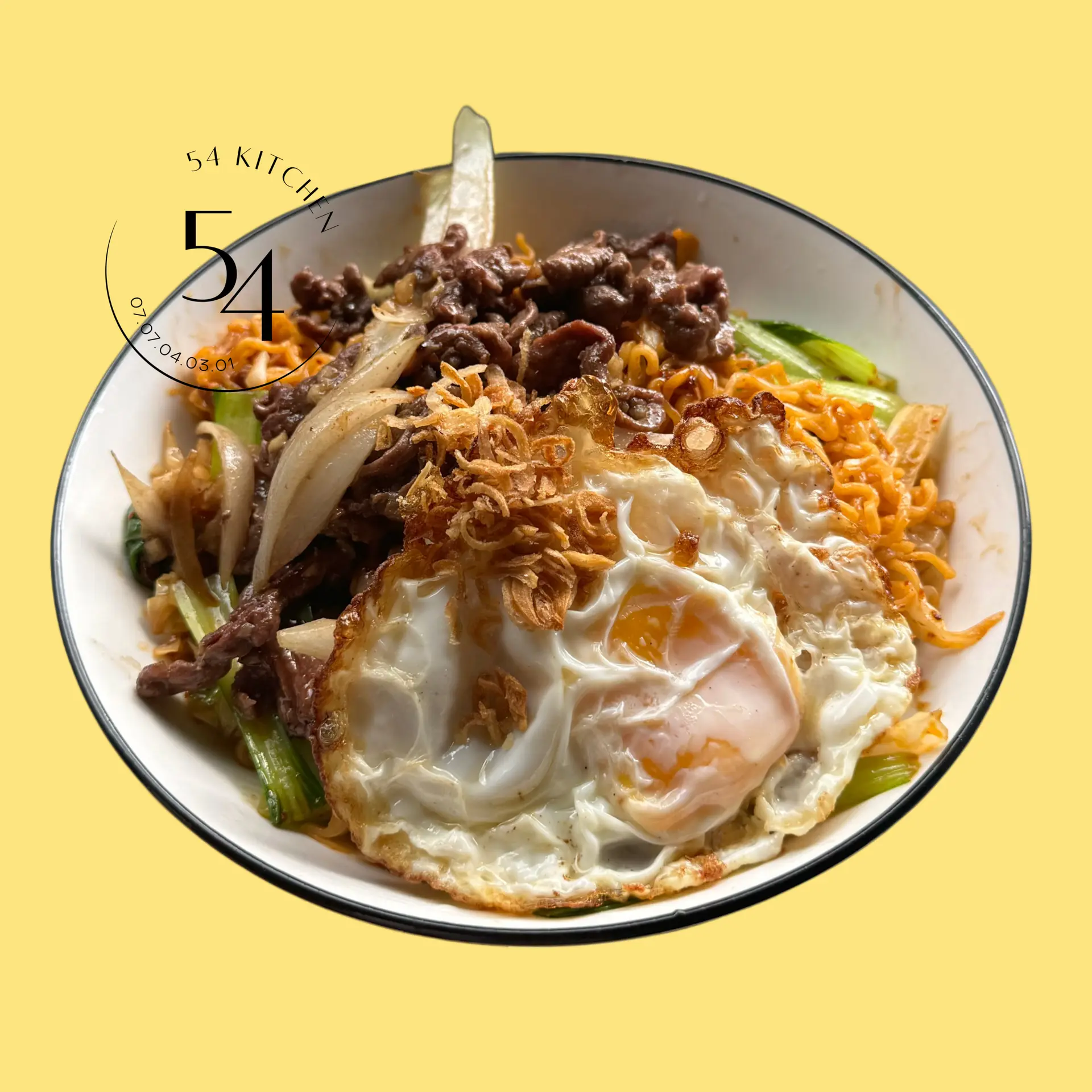 Hình ảnh Mì trộn Indomie bò trứng