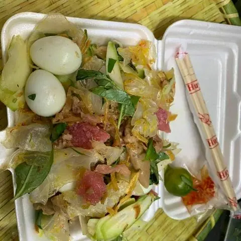 Hình ảnh bánh tráng trộn tré 