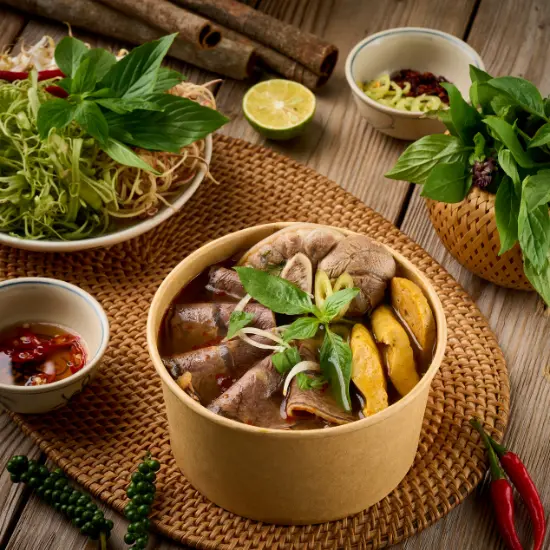 Hình ảnh Bún bò giò heo - nạm - giò heo - chả bò - chả heo