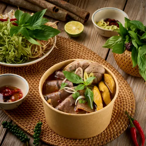 Hình ảnh Bún bò giò heo - nạm - giò heo - chả bò - chả heo