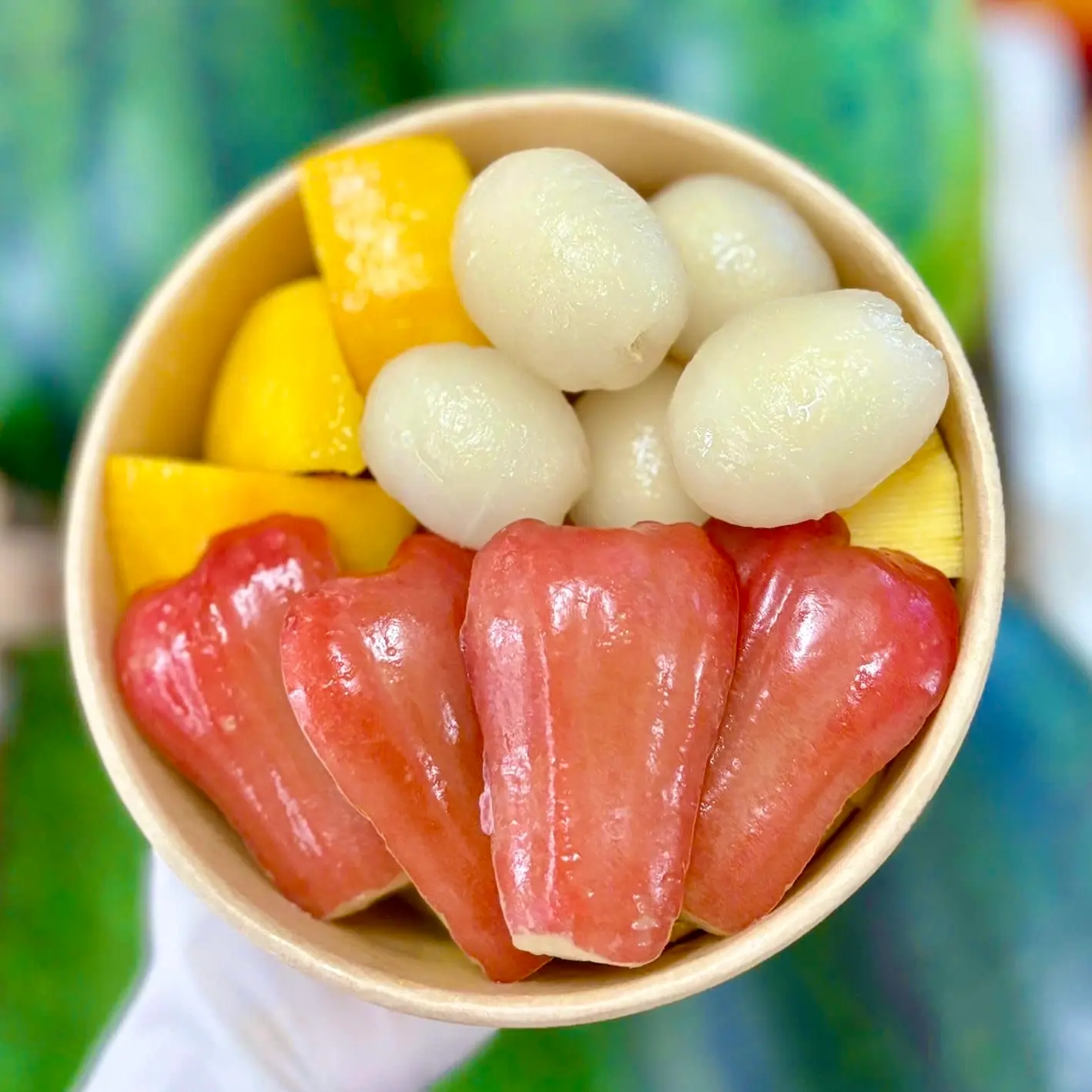 Hình ảnh Hộp mix Roi đỏ, Xoài, Chôm chôm