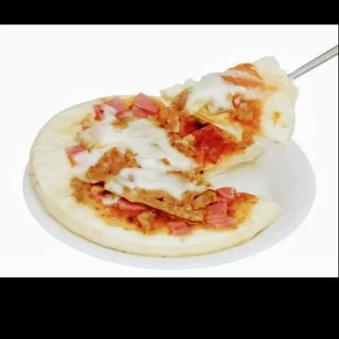Hình ảnh pizza phô mai 3 loại thịt 