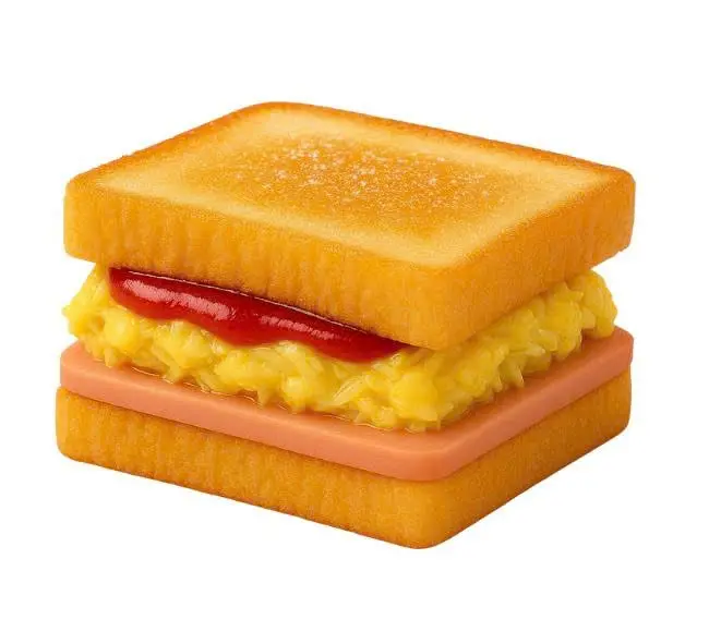 Hình ảnh Toast Jambon (bánh mì nướng jambon kiểu Hàn Quốc)