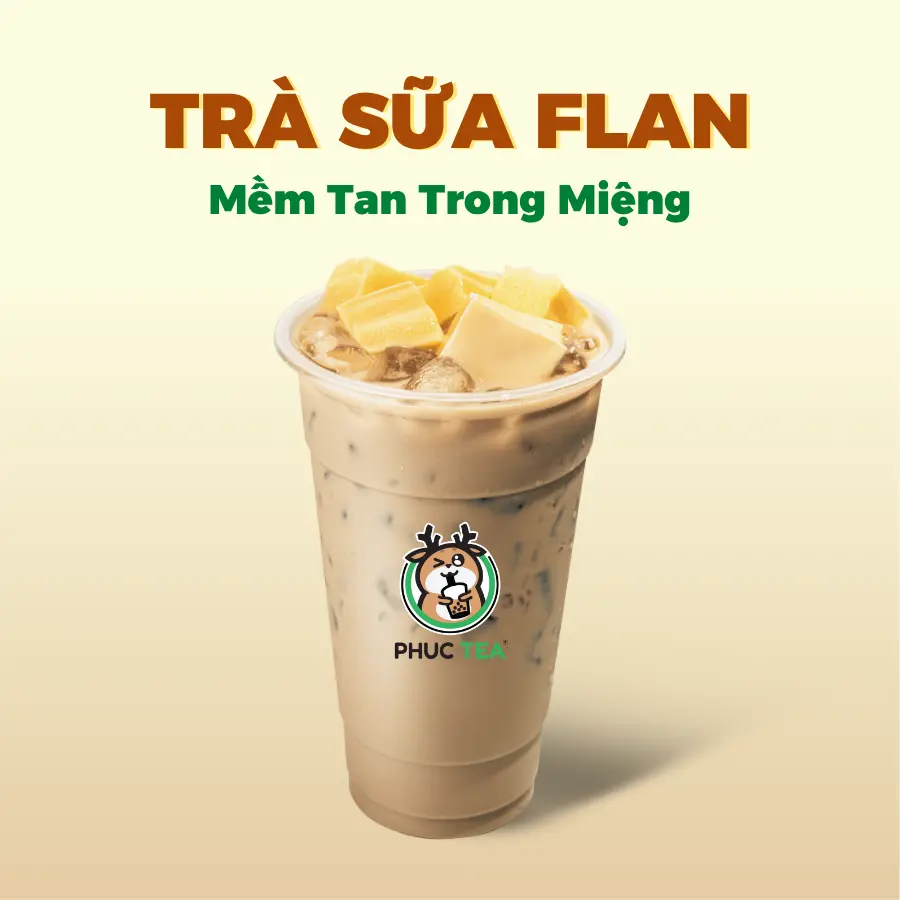 Hình ảnh Trà Sữa Pudding Flan (Size M)
