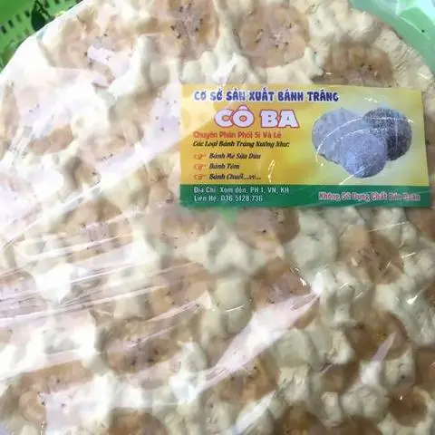 Hình ảnh Bánh tráng nướng chuối siêu giòn sét 3 cái to