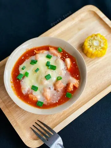 Hình ảnh Gà cay phô mai