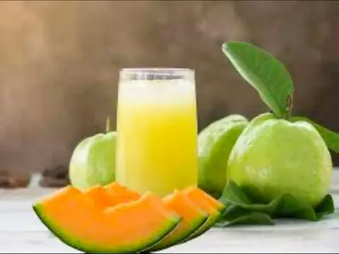 Hình ảnh Nước ép ổi - dưa lưới