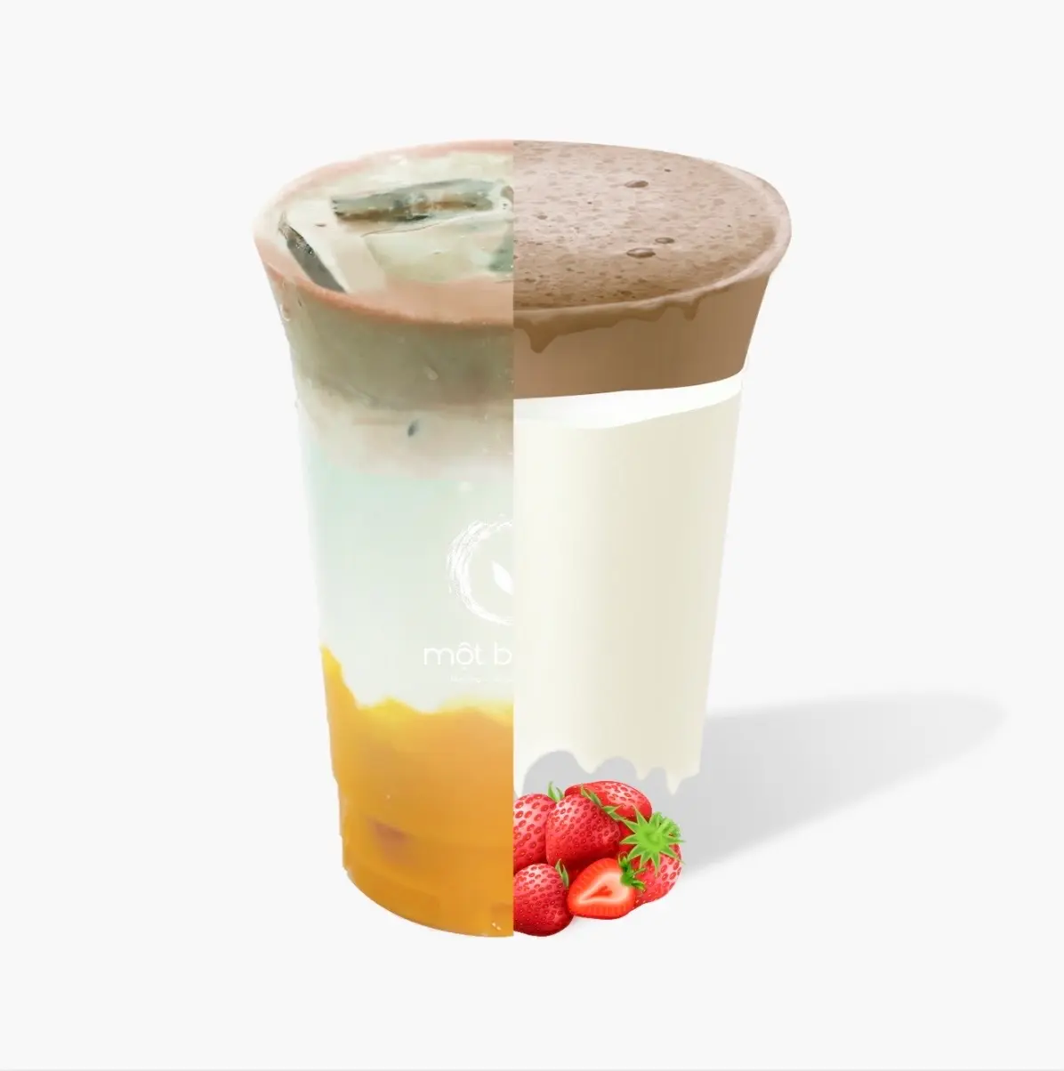 Hình ảnh Houjicha xoài / dâu