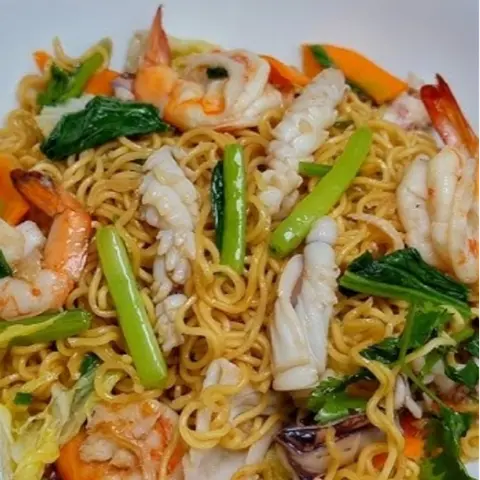 Hình ảnh mì xào hải sản 