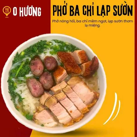 Hình ảnh Phở ba chỉ lạp sườn