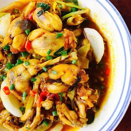 Hình ảnh Cơm ếch xào sả +canh