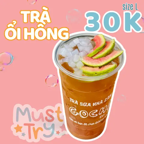 Hình ảnh trà ổi hồng