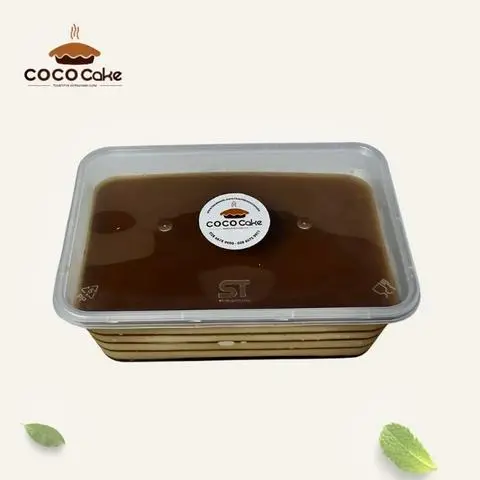 Hình ảnh Flan cheese cà phê hộp nhỏ - 600g