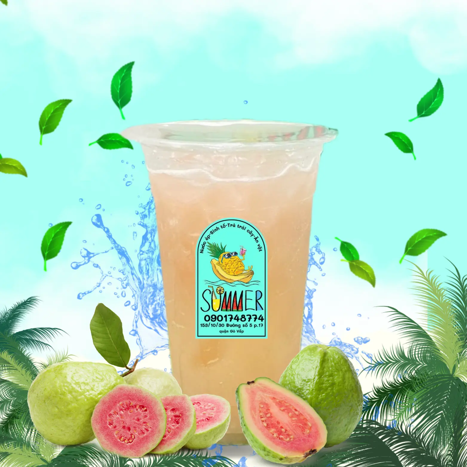 Hình ảnh Nước Ép Ổi   Ly 700ml 