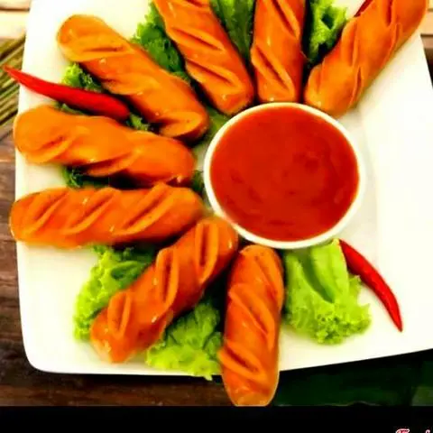 Hình ảnh Xúc xích chiên giòn