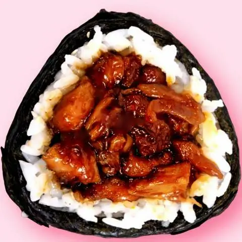 Hình ảnh Onigiri gà sốt terriyaki