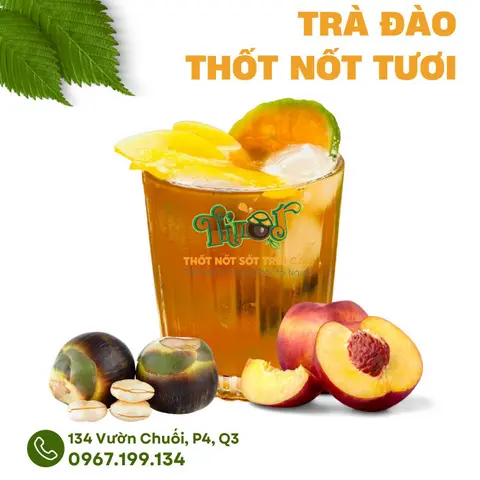 Hình ảnh Trà Đào Thốt Nốt Tươi - Size L